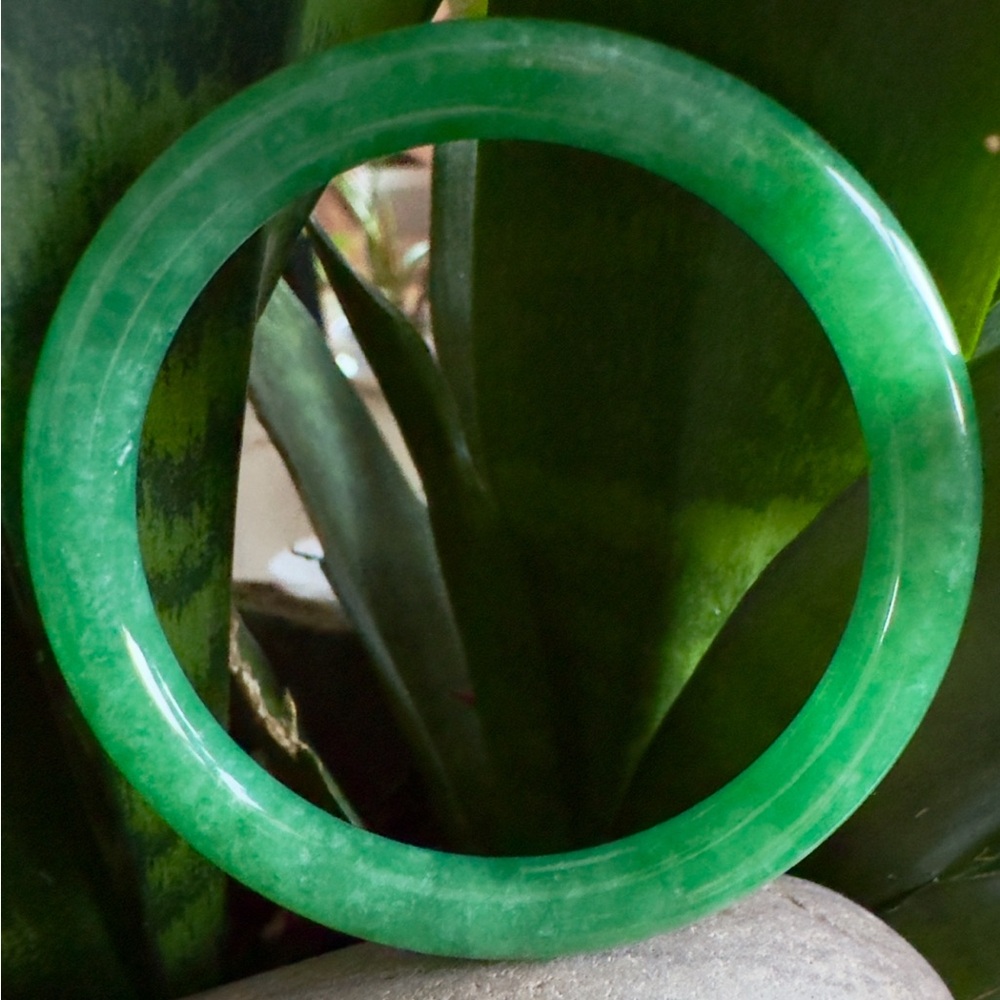 Myanmar Jadeite Bangle Bracelet